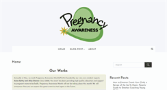 Desktop Screenshot of pregnancyawareness.com